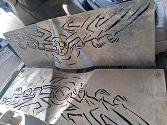 2' X 6' Metal Art