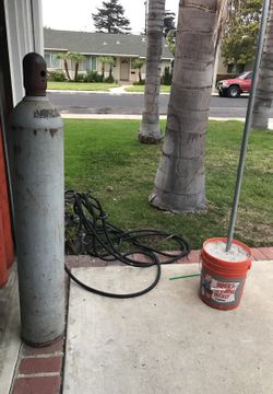 Tanke de gas para inflar glovos