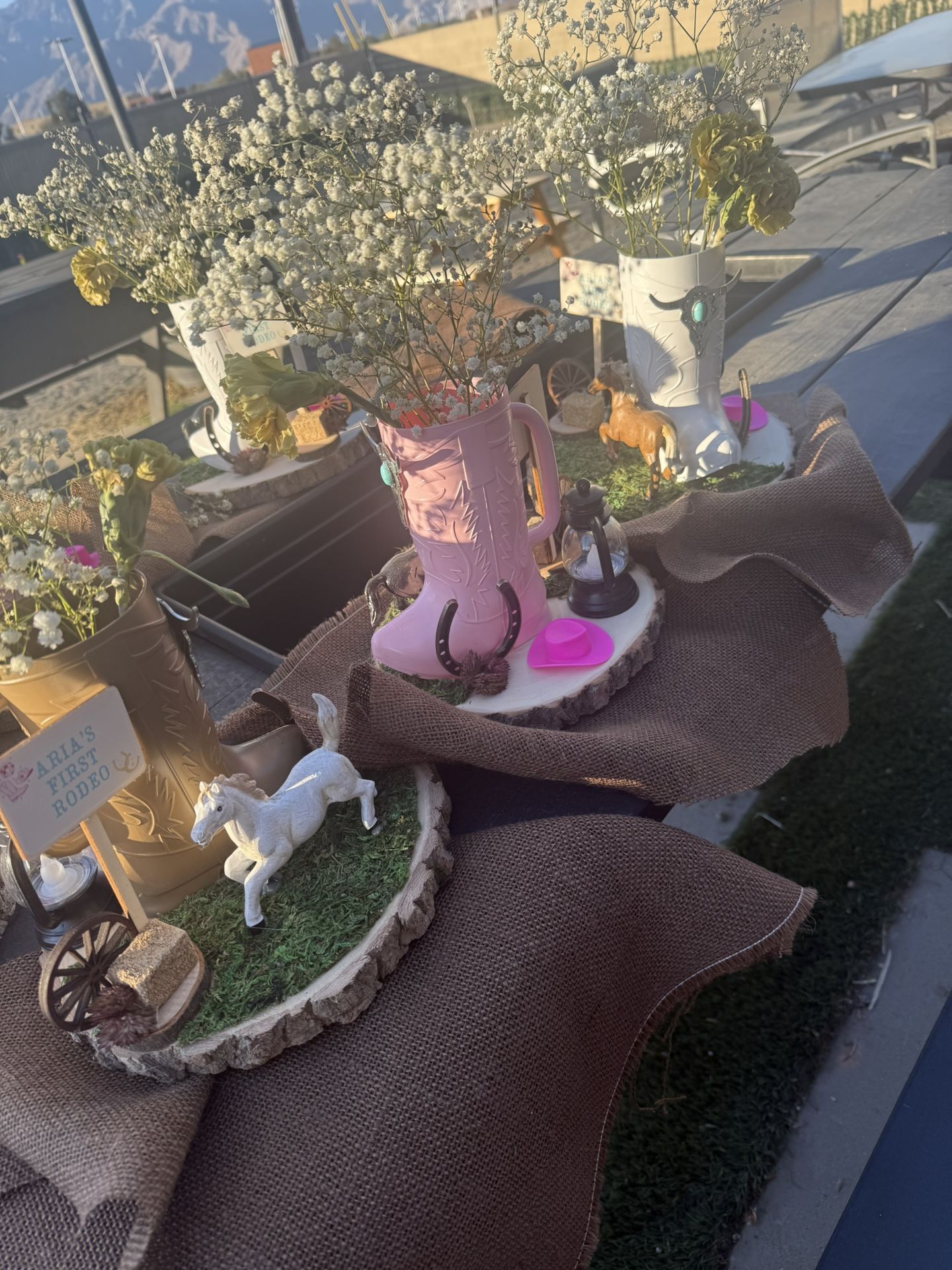 Rodeo 7 Centerpieces
