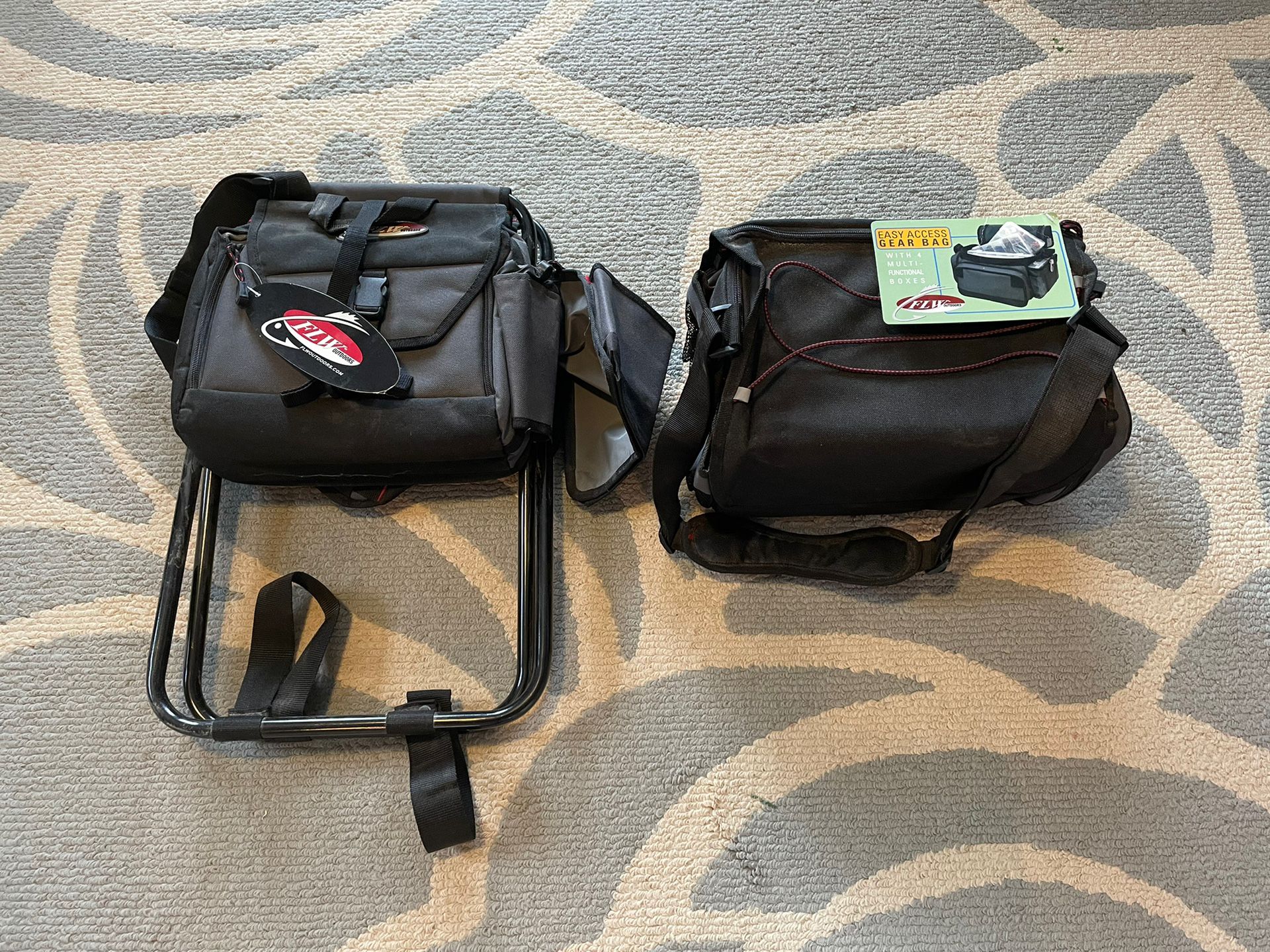 Tackle Bag And Chair By FLW Outdoor