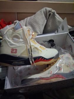 Off white Jordan 5z size 12