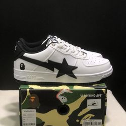 Bape Sta Low-Top Fashion Sneakers