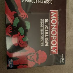 Hasbro MONOPOLY SOCIALISM - Winning is for Capitalists - PARODY OF THE CLASSIC - NEW IN BOX!