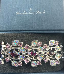 Danbury Mint Crystal Vine Bracelet