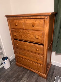 beautiful solid wood dresser