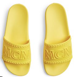 MCM Logo Slide Sandal NWOT