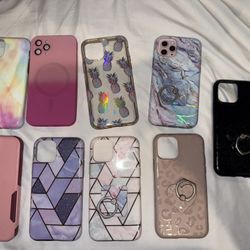 iPhone 11 Pro Velvet Caviar/otter Box Cases 5$ Each 