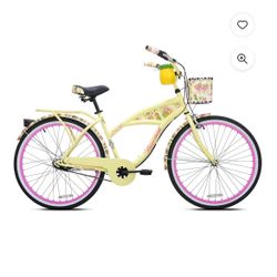 Kent 26" Margaritaville Women's 3-Speed Cruiser Bike, Yellow