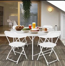 White Stackable Folding Chair. White 10 pack at $ 100.00