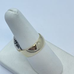 Gold Band Ring 14K New