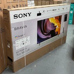 75” SONY BRAVIA X80K 4K HDR SMART TV