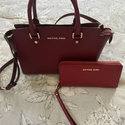 Michael Kors Handbag And Wallet