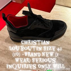 Men’s Size 43 (10) Christian Louboutin 