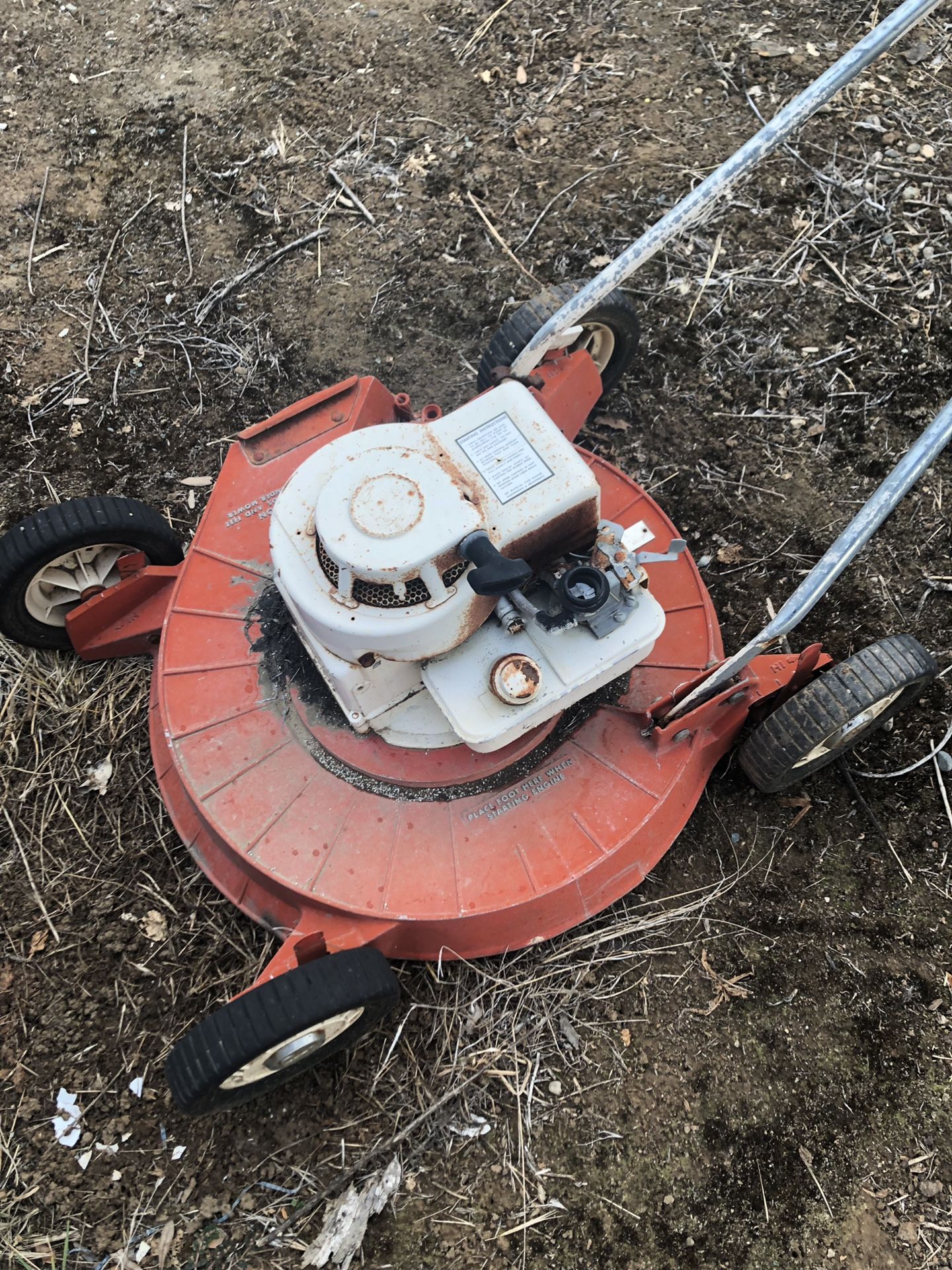 Cool old lawnmower