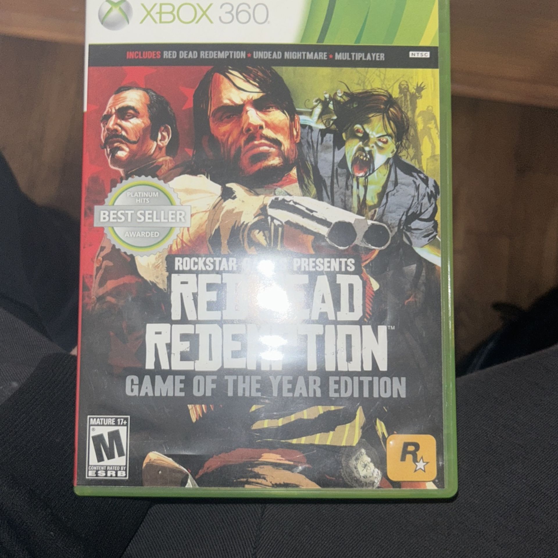 Red Dead Redemption Game Of The Year Edition Xbox 360 (2 Disc) Original Poster