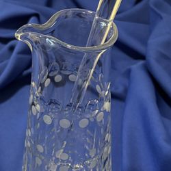 William Yeoman Crystal Martini Pitcher