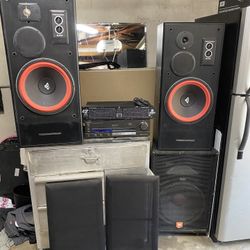 Cerwin Vaga  And  Jbl Speakers Receiver And Equalizer