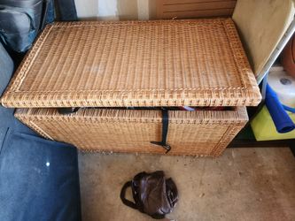 Solid wicker trunk