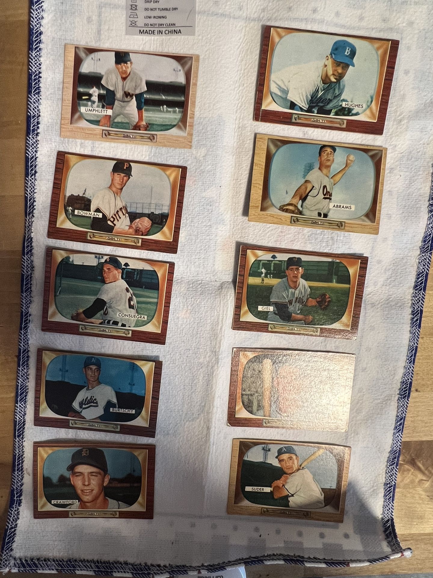 1955 Bowman Baseball Cards 