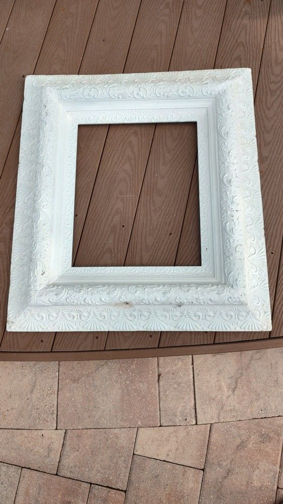 One Antique Carved Wood Frame
