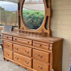 Vintage wooden dresser