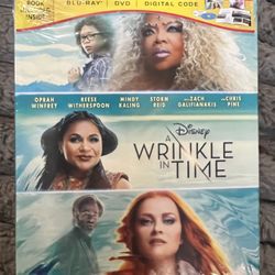 A Wrinkle In Time Blu Ray, DVD, & Digital Code