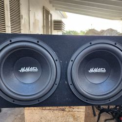 2-12 Mmatts Pro Audio P112  Great Pair of Subs For Any Mid Level 1&2 Wattage
