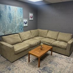 Room&Board Tan Sectional Couch
