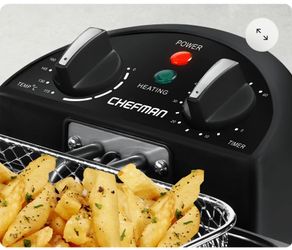 🔥 Chefman Jumbo 4.5L Deep Fryer – Stainless Steel 🔥