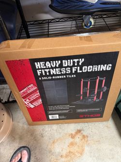 ETHOS Heavy Duty Rubber Gym Flooring – NEW – $65