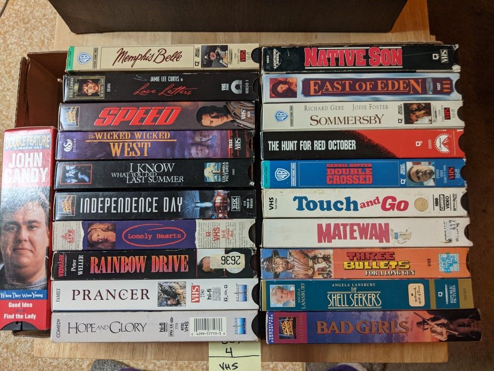 VHS Movie Tapes5boxes for Sale in WA OfferUp