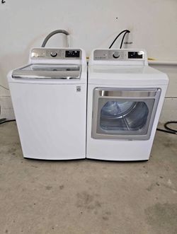 LG washer and dryer