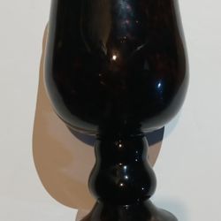 Large Goblet And Leopard Style Decorative / Candle Stick Holder