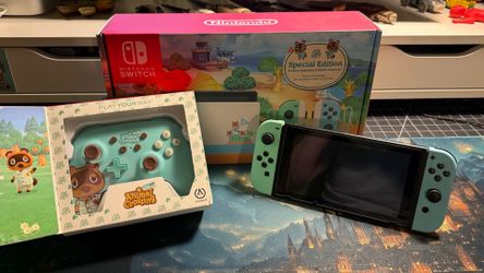 Nintendo Switch Animal Crossing Edition 128gb plus controller