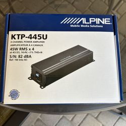 Alpine KTP-445U Compact 4 Channel Amp