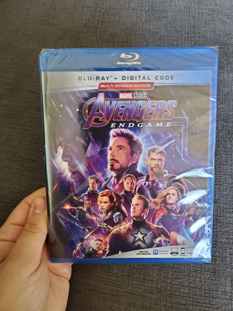 Marvel Avengers Endgame Blu-Ray + Digital Code Brand New