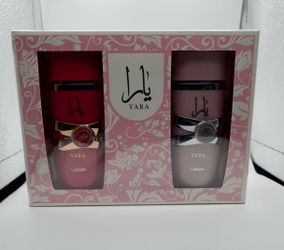 Lattafa Yara 5th Anniversary Edition Gift Set (2- 100/3.4oz bottles)