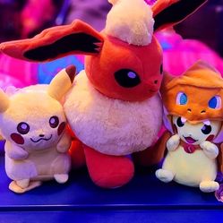 3 PC. Pokemon Plush Lot