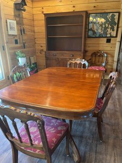 Antique Dining set With Hutch
