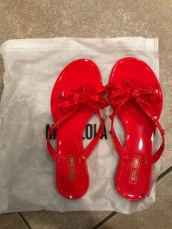 Red Sandals Miss Lola