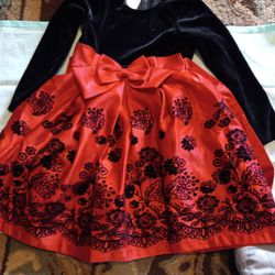 Toddler Size 5 Red And Black