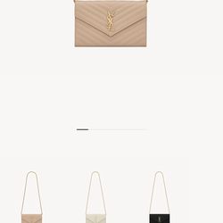 YSL Saint wallet Cassandre