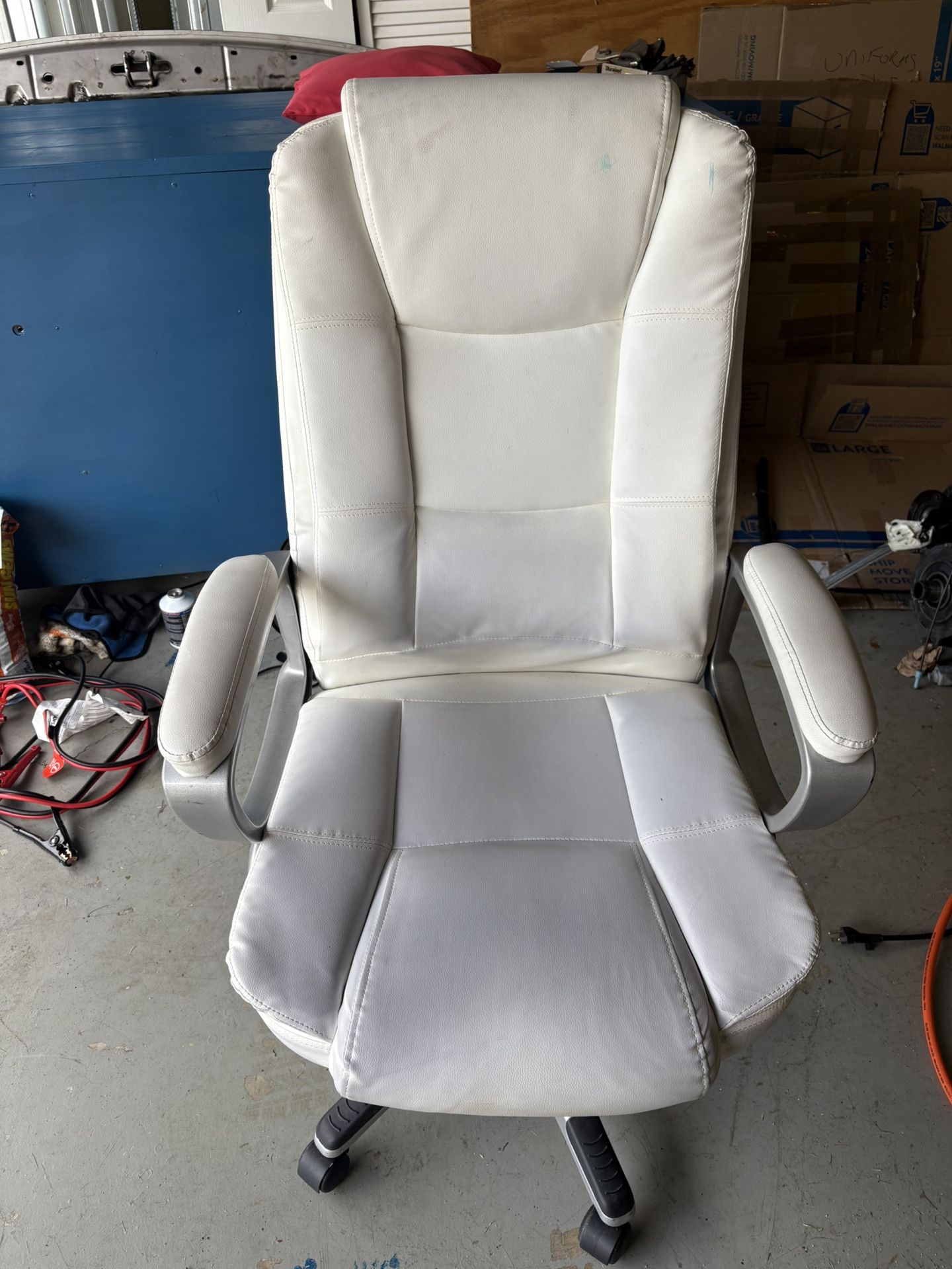 Off White Comfortable Computer Chair