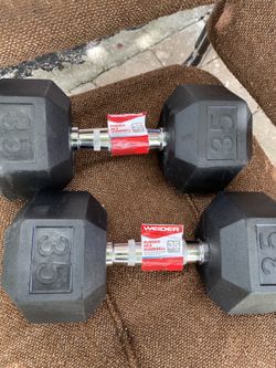 35 dumbbells brand Weider new💪