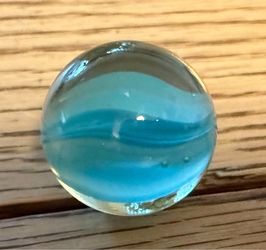 Vintage Glass Cats Eye Marble - Shooter