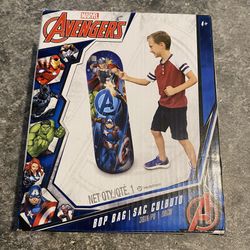 Marvel Avengers 36" Bop Bag Kids Exercise Fun Captain America Thor Hulk 4+, New