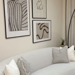 Meridian Hyde Bouclé Fabric Sofa