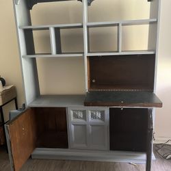 Display Credenza With Desk