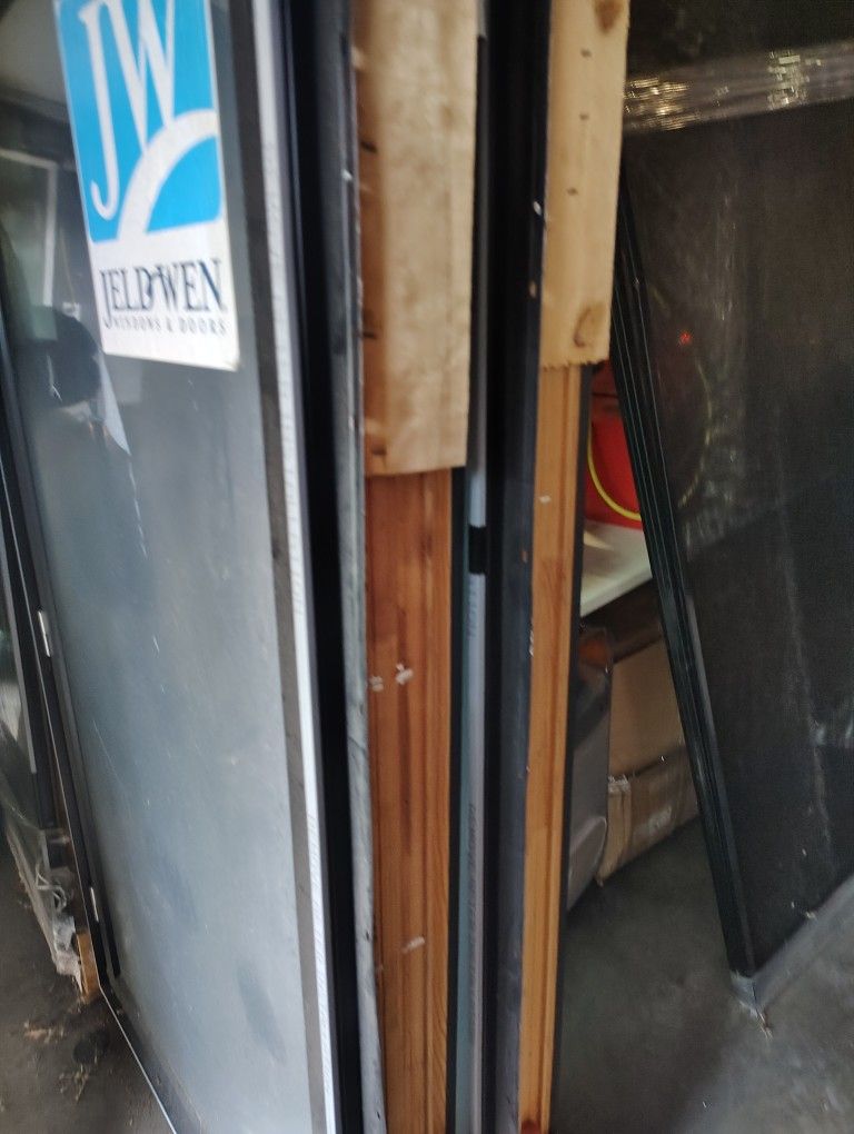 Wood Window 7 Feet Tall X24 Approximate Aluminum Cover Outside Total 4 And One 72x 60 3 Panel Window Casement Windows Original Price 10k