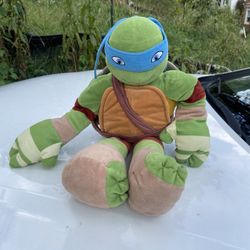 Teenage mutant ninja turtle leonardo plush Small stain see pic